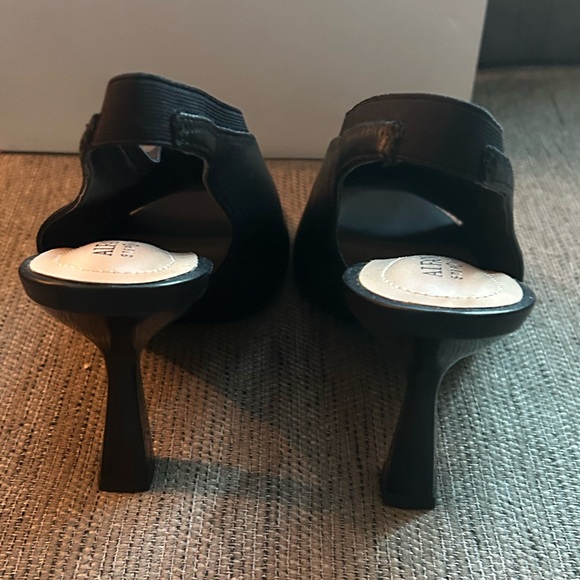 Alfani Sling Back Open Toe Black Sandals Size 8.5 New In Box - Picture 4 of 8